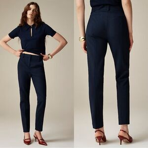 NWT J CREW New Cameron pant in four-season stretch in Navy